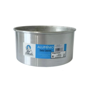 FORMA DE BOLO 28X10 FUNDO FALSO ALUMINIO