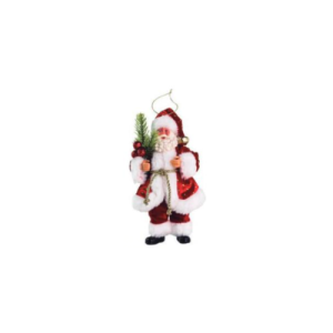 PAPAI NOEL LUX TRAD CASACO POA 18CM VM - 30320