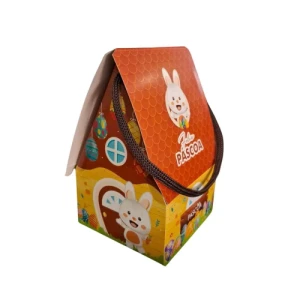 CAIXA PASCOA CASINHA COELHA C/ OCULOS - 7544