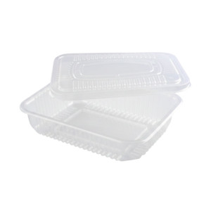 POTE PLAST. RETANG. 1.000ML FREEZER/MICRO - NP 301A - NOVAPACK