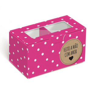 CAIXA P/ 2 BRIGADEIROS POP PINK - 13001938
