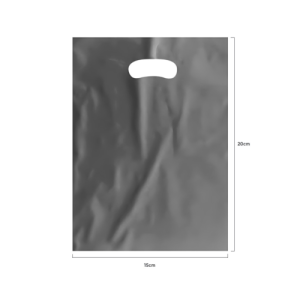 SACOLA ECO B. PALHACO PRATA 15X20 - C/250