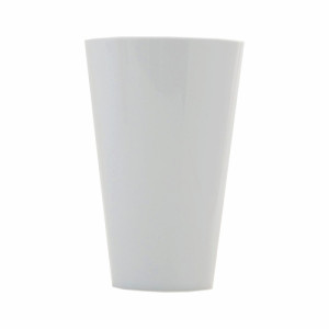 VASO ACRILICO TULIPA PQ OPACO BRANCO - 25654