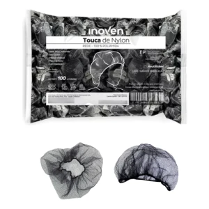 TOUCA NYLON PRETA - INOVEN