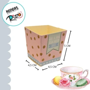 MINI CACHEPOT XICARA COMP PARAISO C/ 04 - 13001491