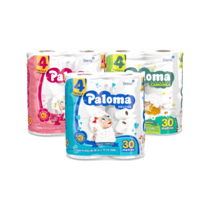 PAPEL HIG. PALOMA 04X30M