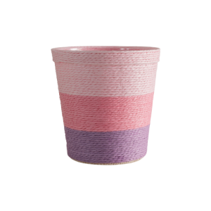 CACHEPOT PAPER 14X14 ROSA CLARO/ROSA ESCURO/LILAS