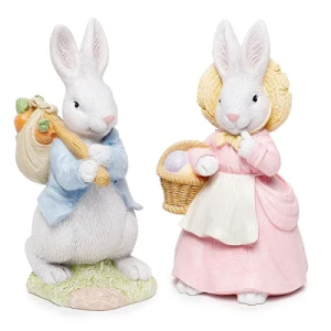 CASAL DE COELHOS - 20CM C/2 - CO1513